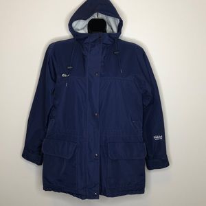 Eddie Bauer Women's Blue Hooded Jacket